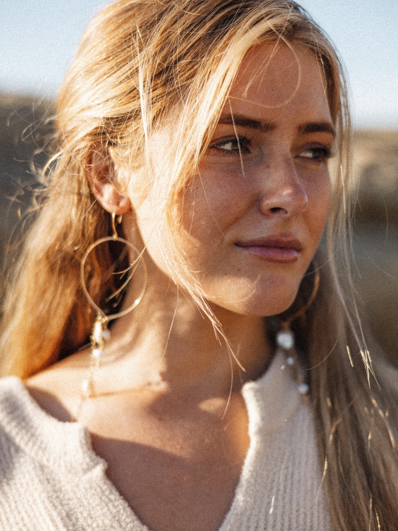 Love of Pearls Hoops