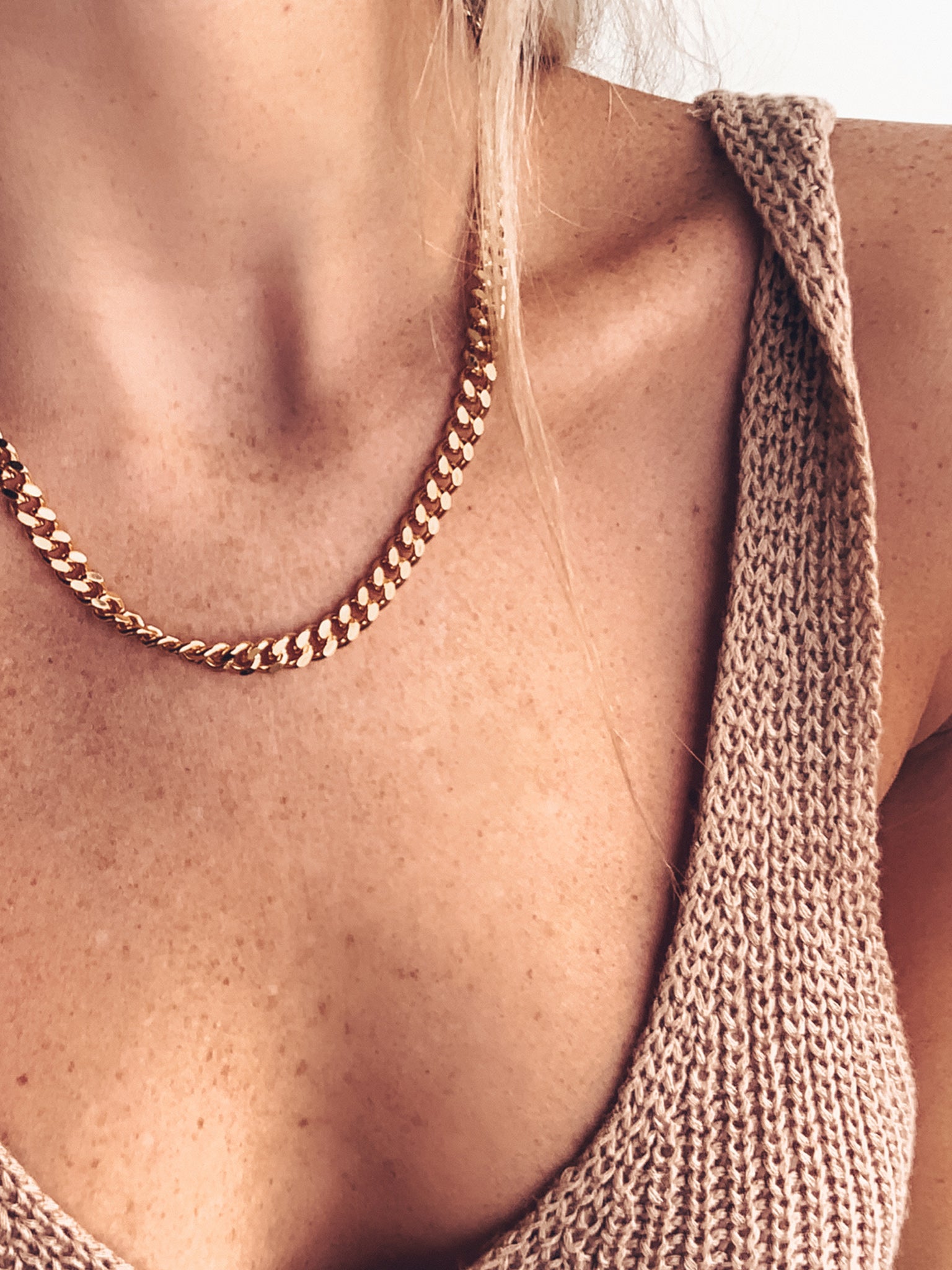 Chunky Curb Chain Necklace