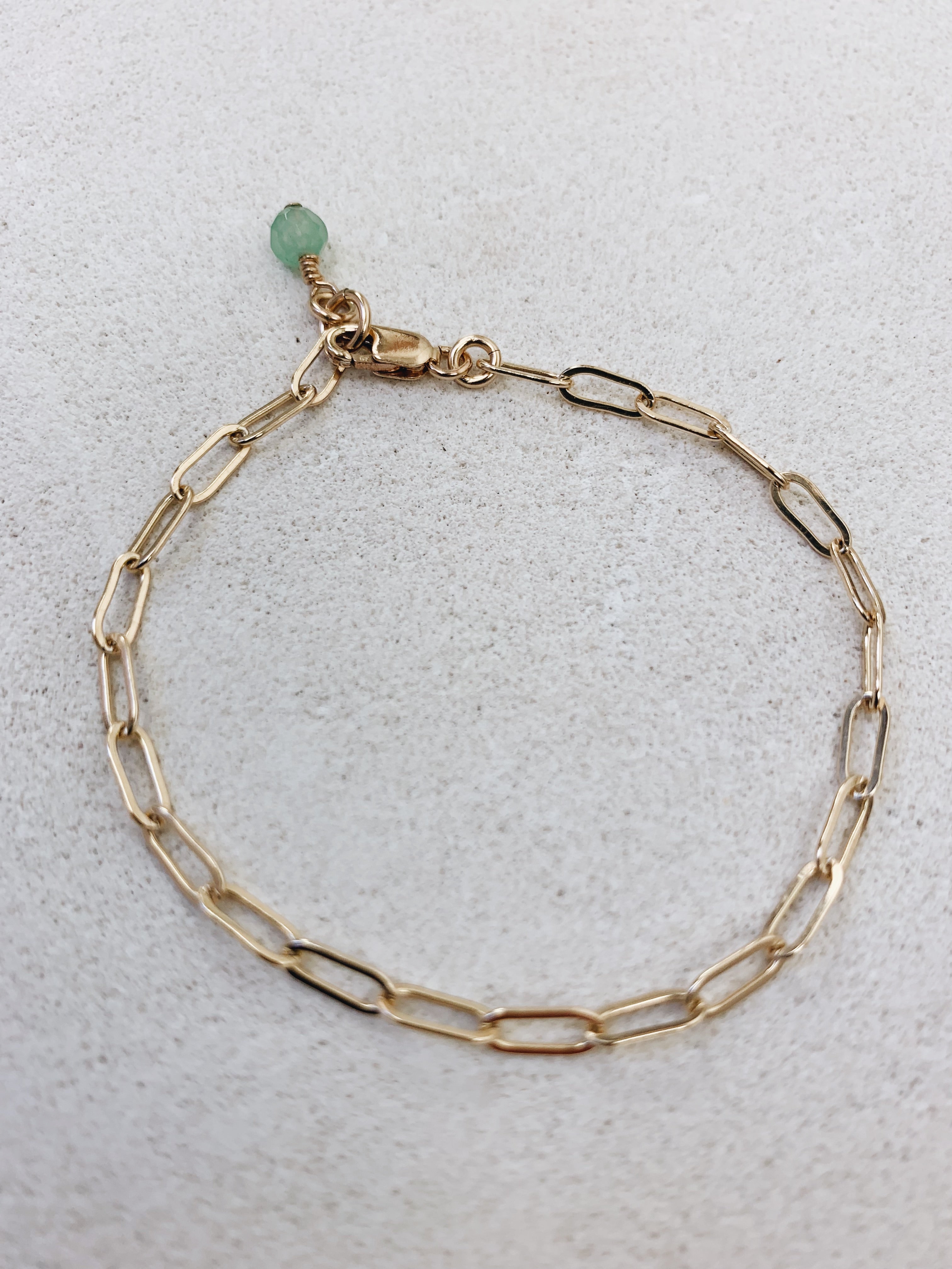 Everyday Chain Anklets + Bead