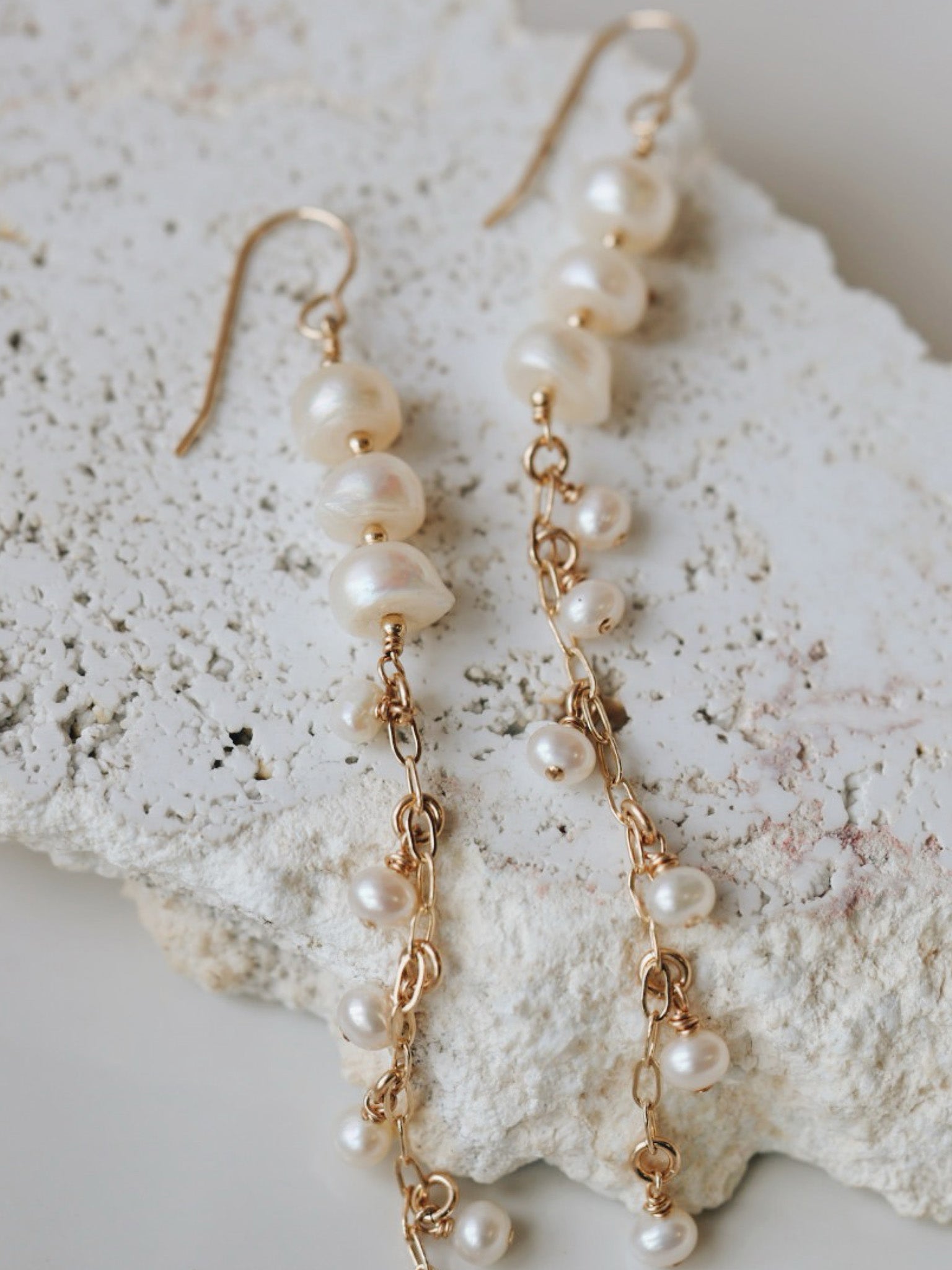 Strand of Pearls Earrings