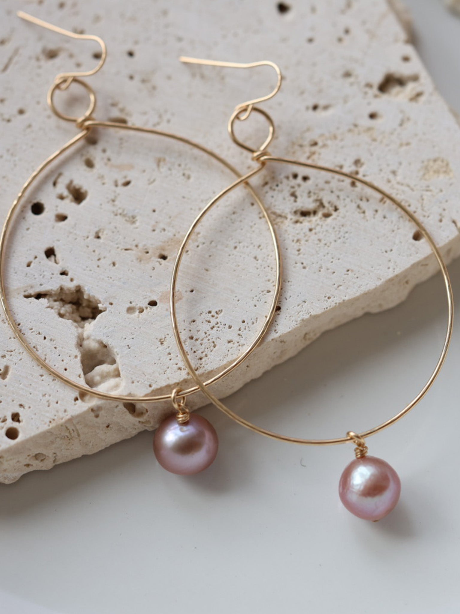 Pretty in Pink Hoops