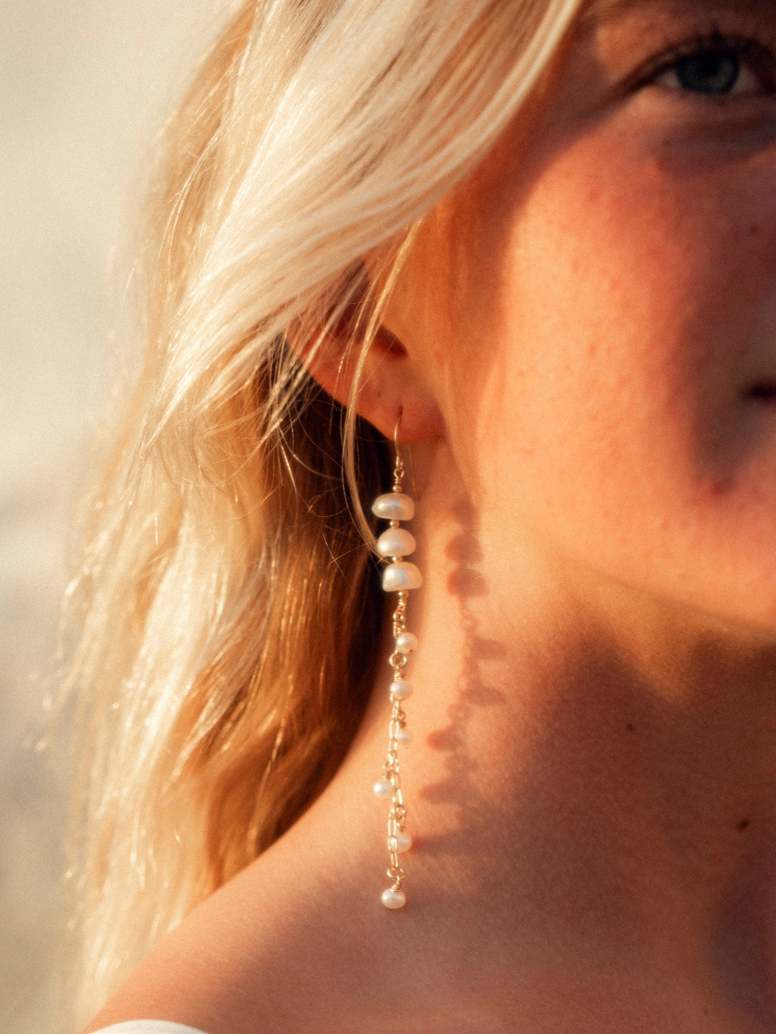 Strand of Pearls Earrings