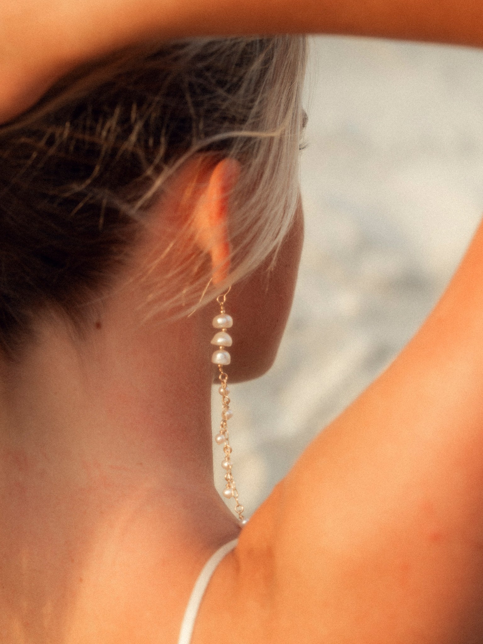 Strand of Pearls Earrings
