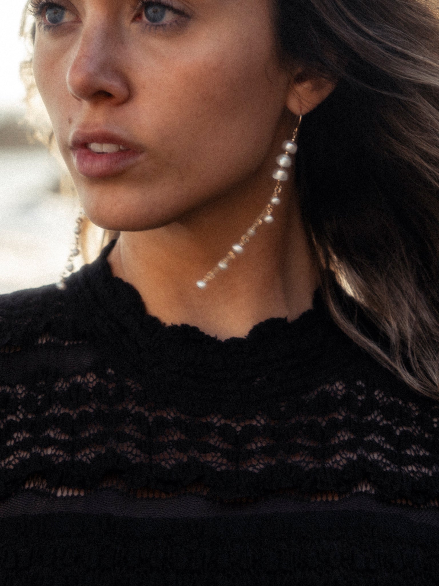 Strand of Pearls Earrings