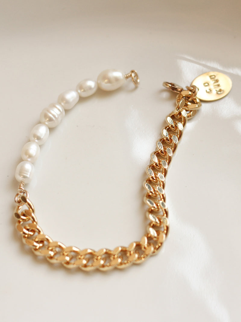 Pearly Chain Bracelet