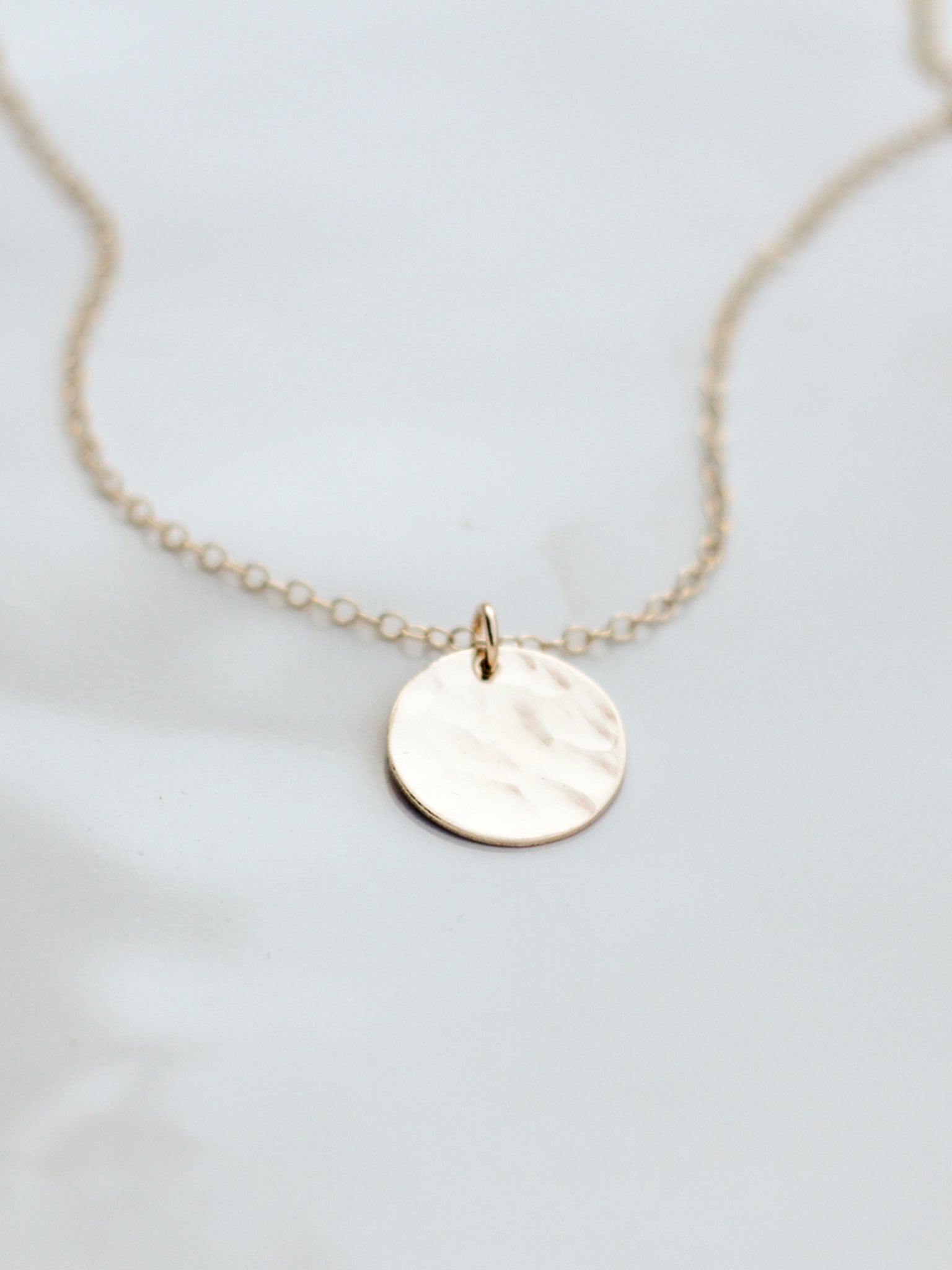 Hammered Coin Necklace