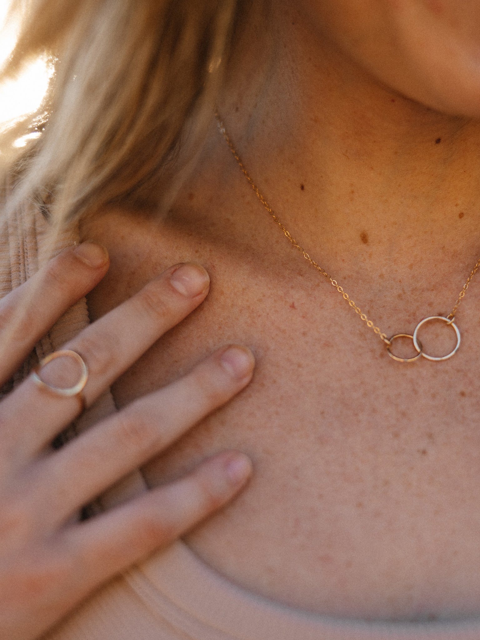 Circle Infinity Necklace