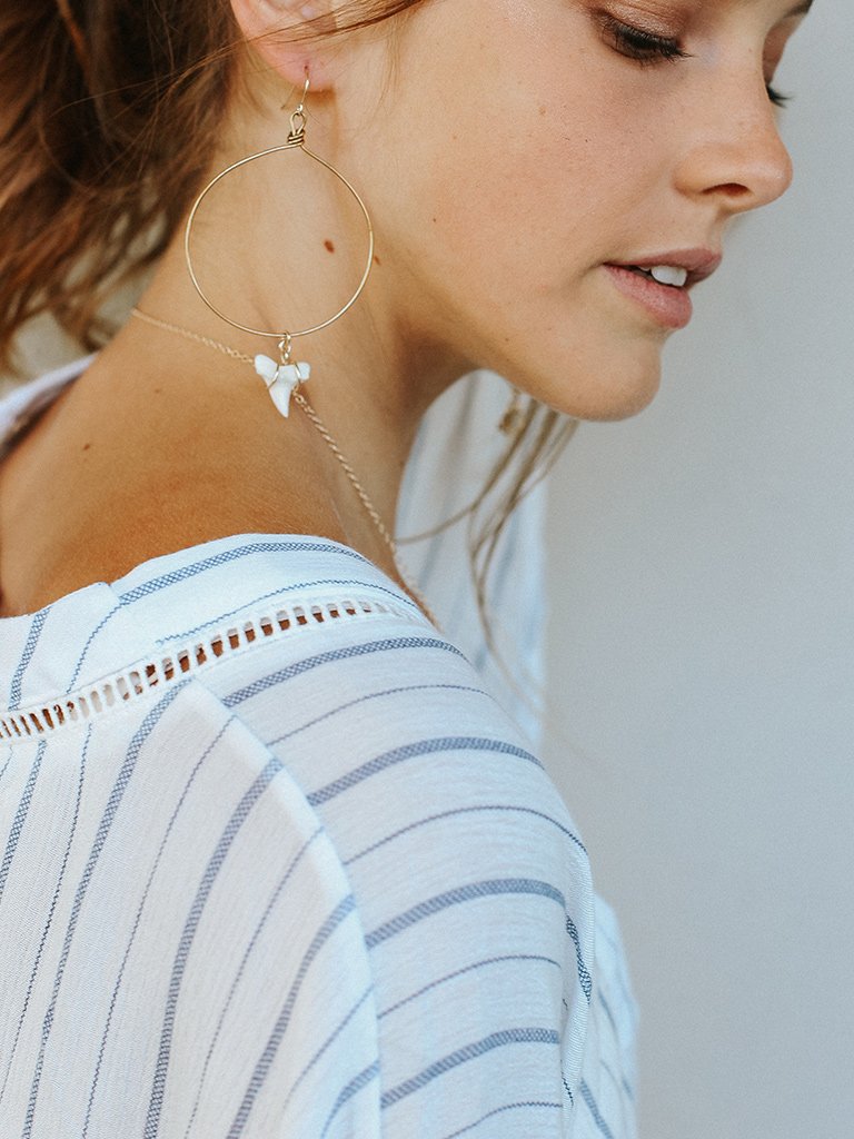 Shark Tooth Hoops