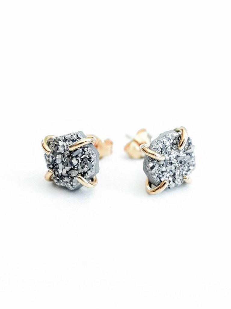Gemstone Prong Studs